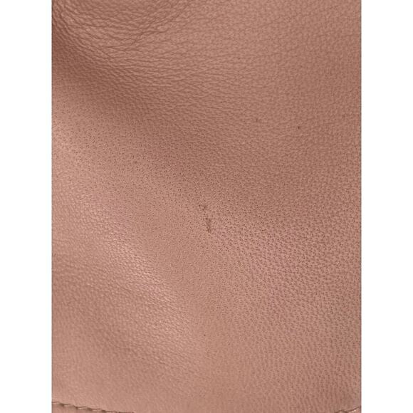 Mackage Baya Blush Pink Lamb Leather Moto Biker Jacket Silver Hardware Small - Picture 7 of 11